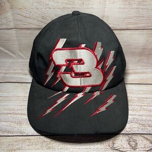 Rare Vintage 90s Dale Earnhardt Lightning Bolts Snapback Hat Chase USA READ